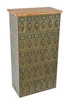 rare practical original c. early 20th century american industrial "stackable" chicago courthouse reinforced steel filing cabinet unit