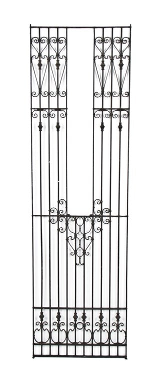 historically important late 19th century interior reliance building german gothic style ornamental wrought iron elevator grille or panel