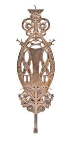 finely executed late 19th century guaranty or prudential building ornamental copper-plated cast iron interior louis sullivan designed baluster