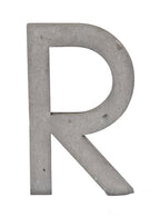 original vintage american made c. 1940's cast aluminum spanjer brothers brushed aluminum exterior facade letter sign