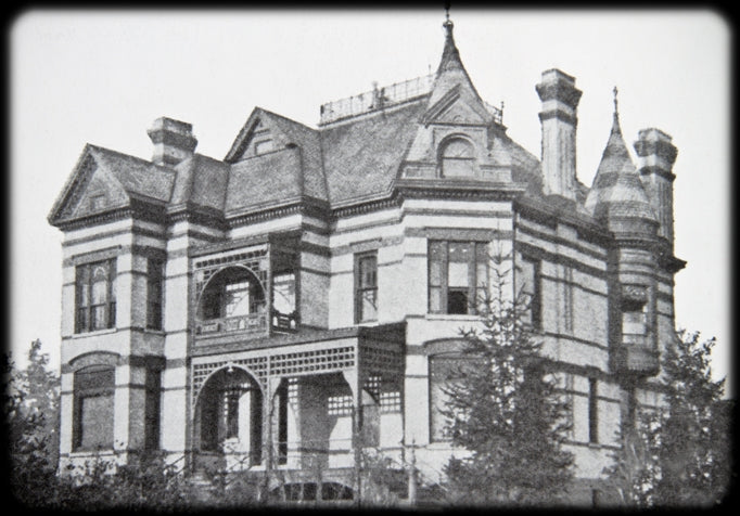 rare c. 1880's american aesthetic movement interior residential converted david c. cook mansion 6-arm gasolier with intact lowery glazed ceramic pottery