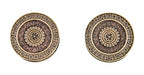 two original c. 1880's american eastlake style interior david c. cook mansion passage door "ivy" pattern drum-shaped doorknobs