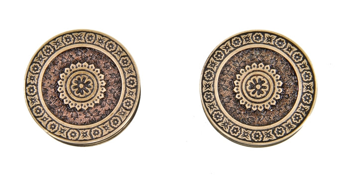 two original c. 1880's american eastlake style interior david c. cook mansion passage door "ivy" pattern drum-shaped doorknobs