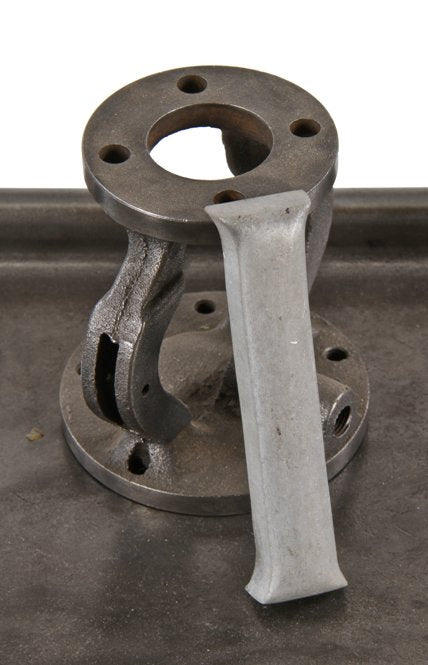 original c. 1950's american single-sided vintage brushed cast aluminum flush mount michael reese hospital exterior sign letter