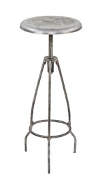 unusual shaped early 20th century american medical three-legged tripod adjustable height hospital operating room surgeon stool with revolving seat