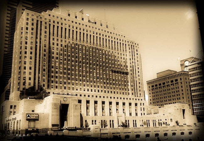 exceptional c. 1920's original and intact historically important ornamental cast iron chicago union station oversized brushed metal bracket with scrollwork and foilage