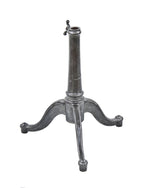 refinished early 20th century vintage american industrial dietzgen tripod cast iron stationary drafting table base with cabriole style legs