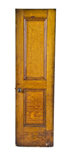 unusually sized early 20th century american interior chas. a. brewer building quartered oak wood office door with hexagonal-shaped doorknobs