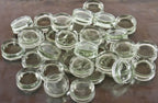 large lot of original c. 1860's matching american antique refurbished new york city sidewalk vault glass lenses or "vault lights"