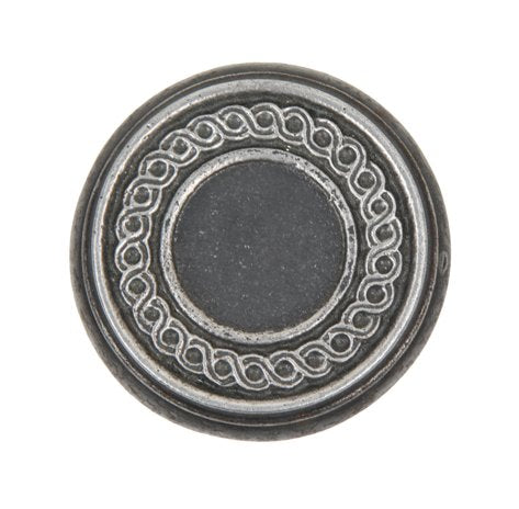 original c. 1920's american interior commercial or residential "grenaoa" pattern ornamental cast iron moorish style doorknob