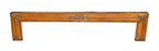 late 19th century oversized lightly varnished oak wood interior residential room divider colonnade header replete with double-sided gesso ornament