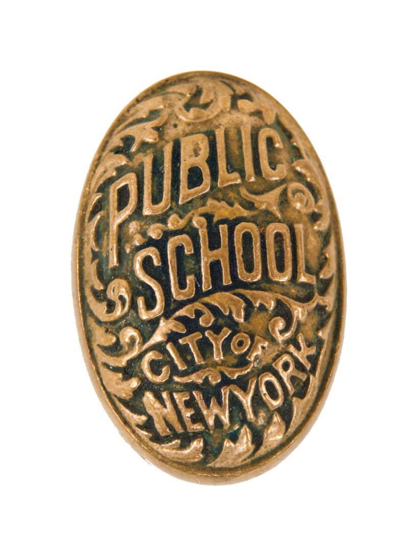 c. 1900's american antique ornamental cast bronze new york city public school administration building office doorknob with nicely aged surface patina