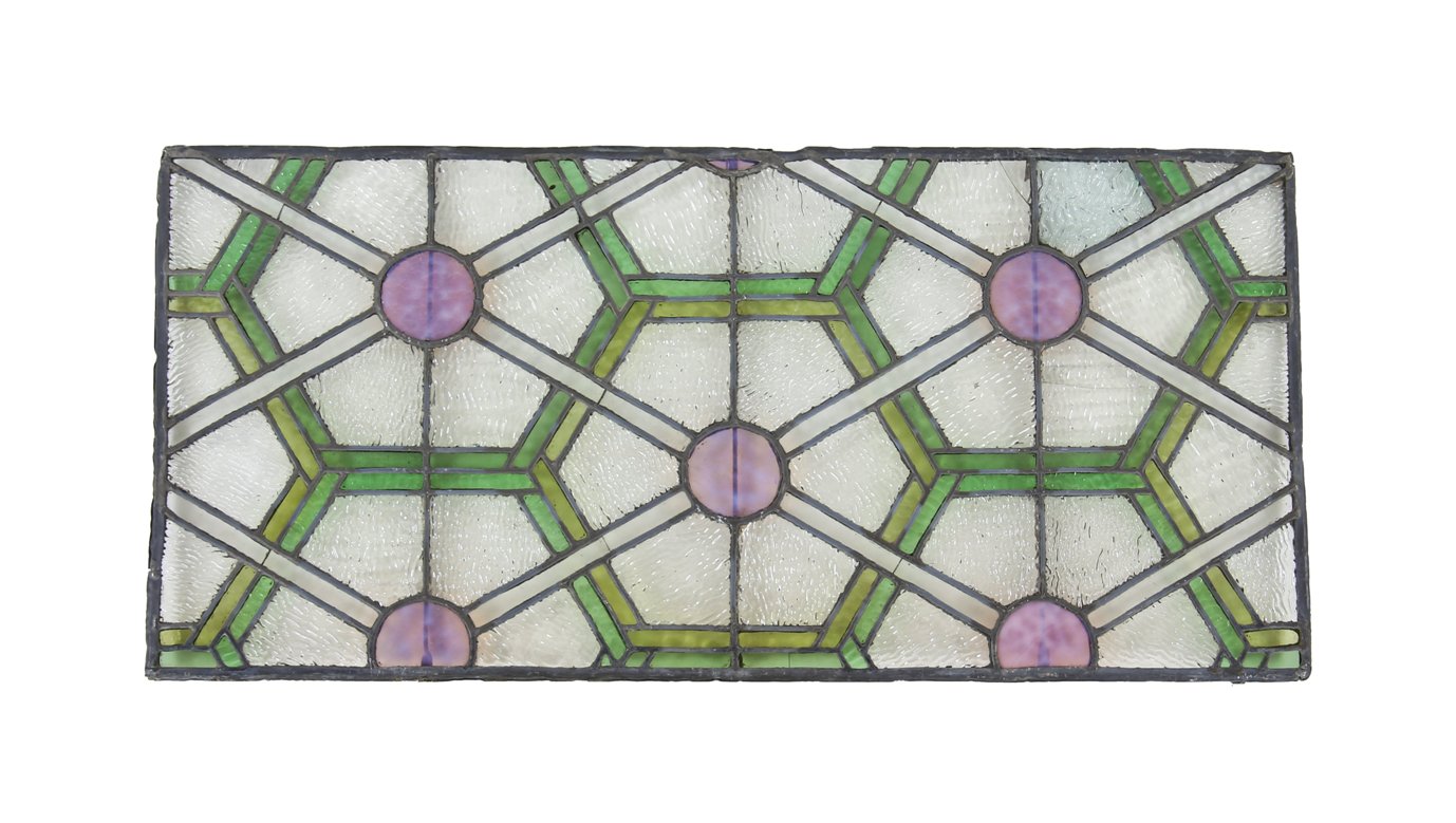 rare 19th century original and largely intact chicago stock exchange trading room upper mezzanine art glass skylight panel