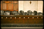 original 1920s cook county criminal courts building cast brass jury box medallion designed by holabird and roche