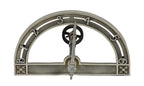 original early 20th century michael reese hospital "old main" building interior lobby nickel-plated bronze elevator floor indicator with intact pointer