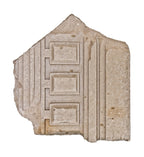 massive c. 1921 chicago prairie school "wrightesque" style carved limestone bunte candy factory exterior facade panel fragment