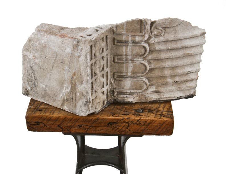 original early 20th century exterior michael resse hospital carved limestone pilaster capital fragment designed by hugh garden