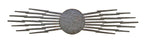 very rare c. 1920's american art deco cast bronze western telegraph company building exterior facade ornament featuring a globe flanked by lightning bolts