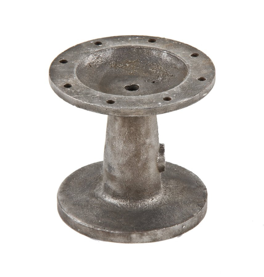 early 1920's american industrial freestanding cast iron "boylston" factory steam valve tapered bonnet with flanges
