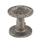 early 1920's american industrial freestanding cast iron "boylston" factory steam valve tapered bonnet with flanges