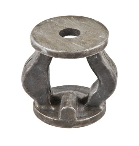 medium-sized early 20th century american industrial brushed cast iron "new old stock" boylston steam valve stem bonnet