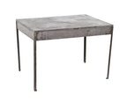 original lightweight c. 1930's vintage american industrial pressed and folded cold-rolled steel "hamilton-economy" drafting room table with detachable top