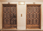 important late 19th century ornamental cast bronze historic downtown chicago fisher building elevator cab frieze panel