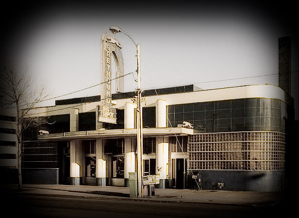 two matching remarkable late 1920's american art deco style brass-plated cast iron interior greyhound lines station ornamental panels