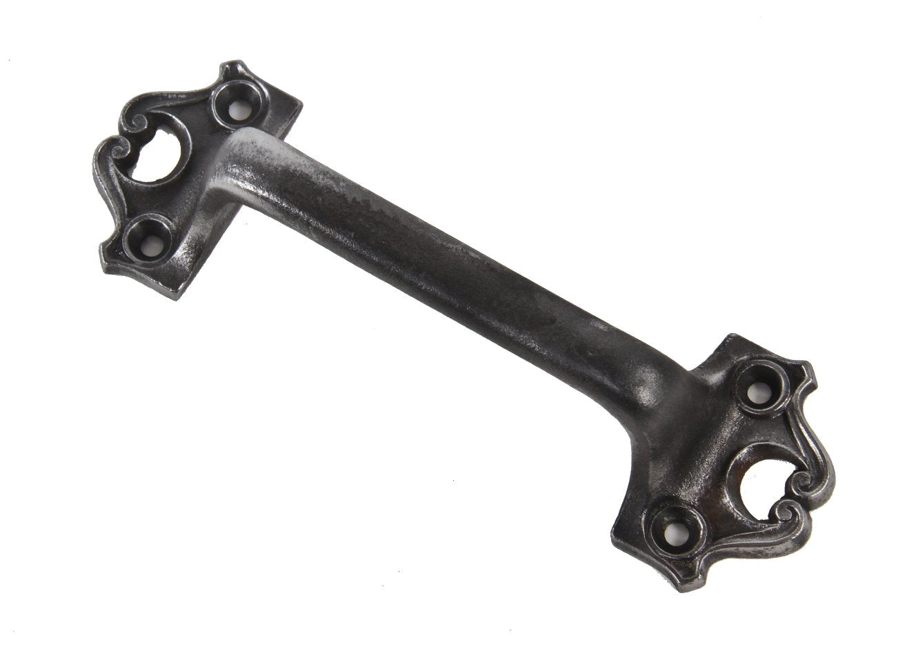 late 19th century original ornamental cast iron bower-barff interior reliance building office window sash lift or pull