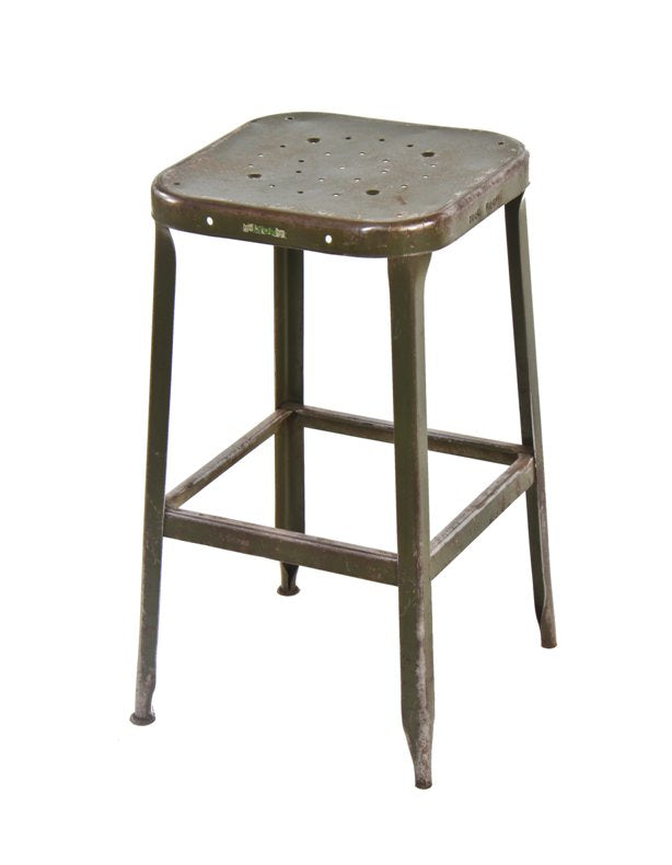 completely intact c. 1940's american vintage industrial four-legged pr ...