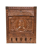 completely intact and thoroughly refinished antique american dawson brothers residential fireplace gas insert with figural summer cover