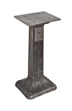 early 1920's american antique industrial refinished cast iron machine shop alternating current motor grinder machine pedestal base or stand