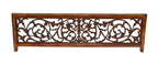 original incredibly intericate and well-made late 19th century varnished oak wood double-sided interior residential fretwork featuring elaborate foliated scrollwork