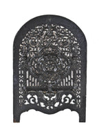 original c. late 1870's chicago interior residential american victorian era coal or wood burning fireplace arch top summer cover