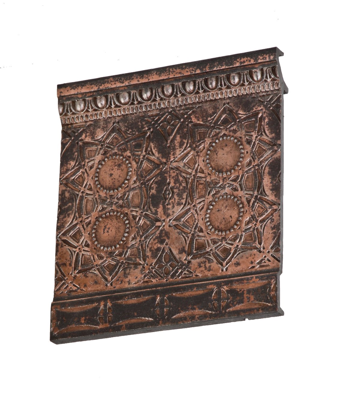 documented late 19th century original chicago stock exchange building copper-plated ornamental cast iron staircases stringer section