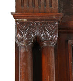 massive late 19th century original antique american victorian era chicago mansion solid mahogany wood pier mirror or console