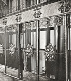 all original museum-quality late 19th century louis h. sullivan designed bronze-plated schlesinger & mayer building elevator door medallion