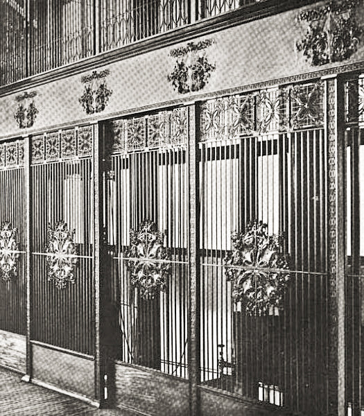 all original museum-quality late 19th century louis h. sullivan designed bronze-plated schlesinger & mayer building elevator door medallion