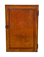 c. 1907-10 original american single recessed panel quartered oak cabinet door salvaged from the chicago athletic association building annex