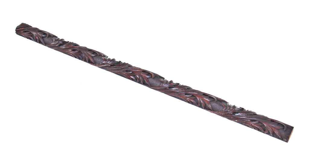 late 19th century hand-carved solid mahogany wood richardsonian romanesque style chicago athletic club billiard room molding