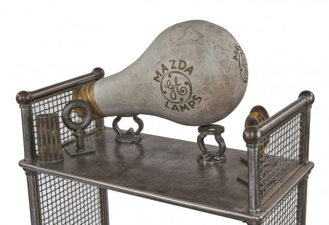 rare oversized salvaged chicago stadium new old stock boxed western electric "sunbeam" mazda "type c" tipped-end light bulbs with mogul bases