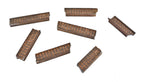 small lot of original late 19th century chicago stock exchange ornamental cast iron elevator pilaster fragments with copper-plated finish