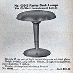 original and fully functional normandy bronze-plated american art deco streamlined style bel geddes-esque faries table reading "cobra" lamp with intact bub reflector