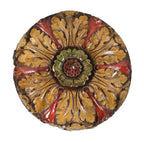 remarkably intact late 1920's american antique interior lawndale theater auditorium ornamental polychromed plaster ceiling medallion