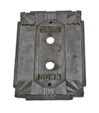 stunning historically important american art deco style ornamental nickel-plated cast bronze general electric building lobby elevator call button plaque