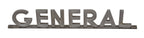 c. 1950's partially intact  american industrial reinforced cast aluminum interior general motors dealership showroom sign