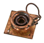 original c. 1910-20 original american industrial underground new york city subway station incandescent ceiling mount bronze fixture