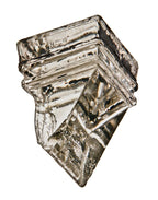 rare all original and completely intact early 20th century reinforced concrete sidewalk solid "no. 4" standard square pendant glass prism