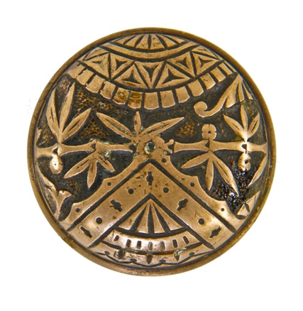 american made antique eastlake style ornamental cast bronze banded rim ...