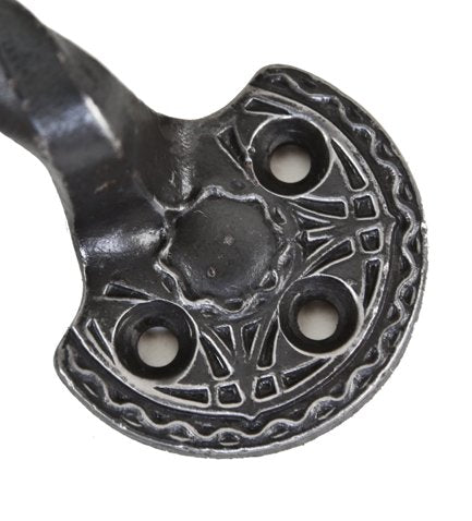 original 19th century lightly cleaned ornamental cast iron interior chicago stock exchange building window sash pulls or handles